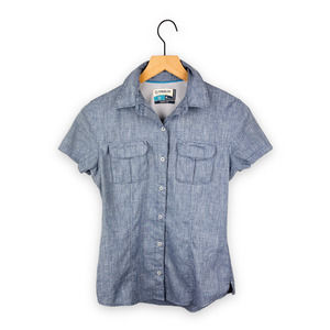 Magellan Aransas Pass Heathered Fishing Top, XS